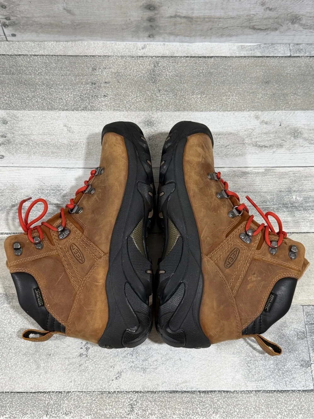 KEEN Men's Pyrenees Waterproof Hiking Boot - Syrup - Size - 10 .US